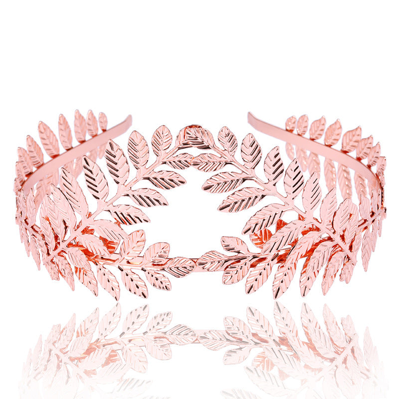 Wholesale Crown Leaf Bridesmaid Hair Accessories Birthday Hair Accessories